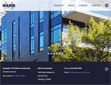 Tablet Screenshot of marisconstruction.net
